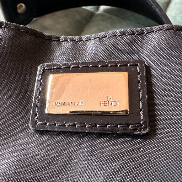 Fendi Zuccino Cuoio Borsa Pocket Bag Baguette - Picture 7 of 15